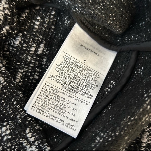 ❤️ BANANA REPUBLIC Black and White Women's Jacket 6 - Picture 6 of 10